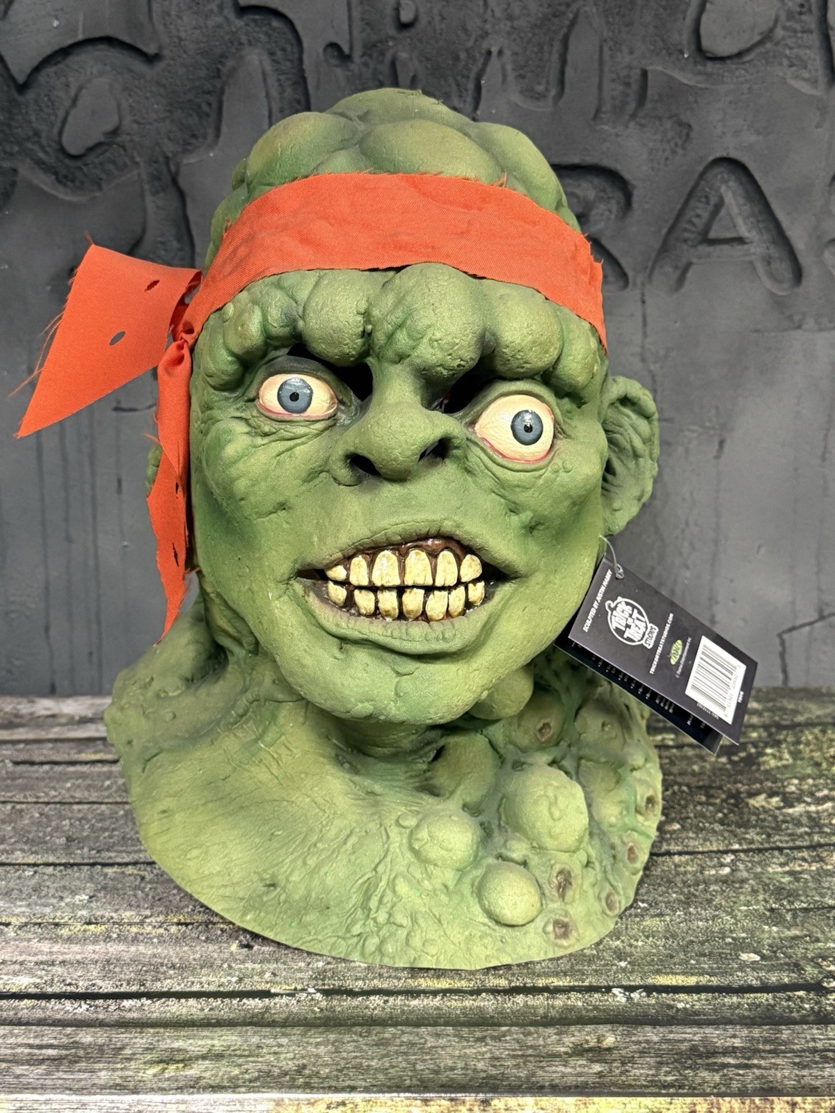 Toxic Crusaders Toxie Mask Trick Or Treat Studios Halloween Horror Troma Prop Toxic Crusaders Toxie Mask Trick Or Treat Studios Halloween Horror Troma Prop