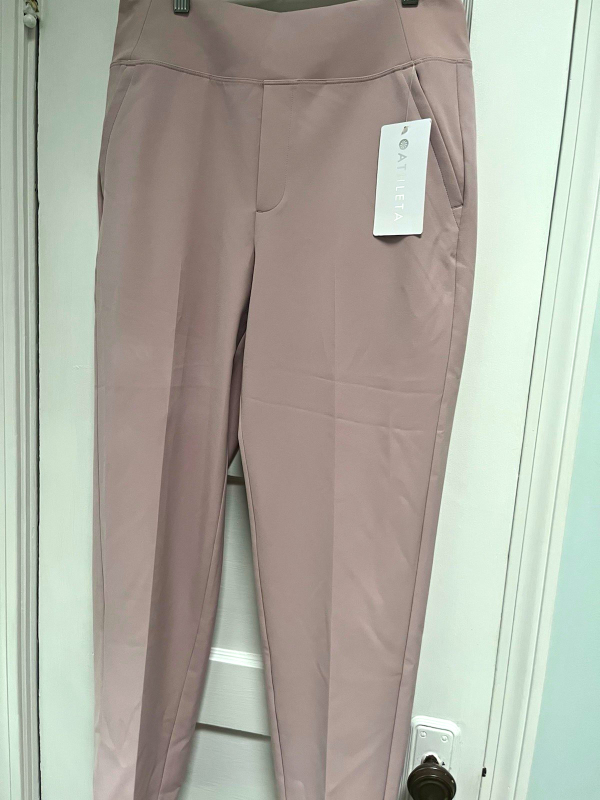 Athleta Women’s Pull-On Activewear Pants Solid Pink Regular Size M