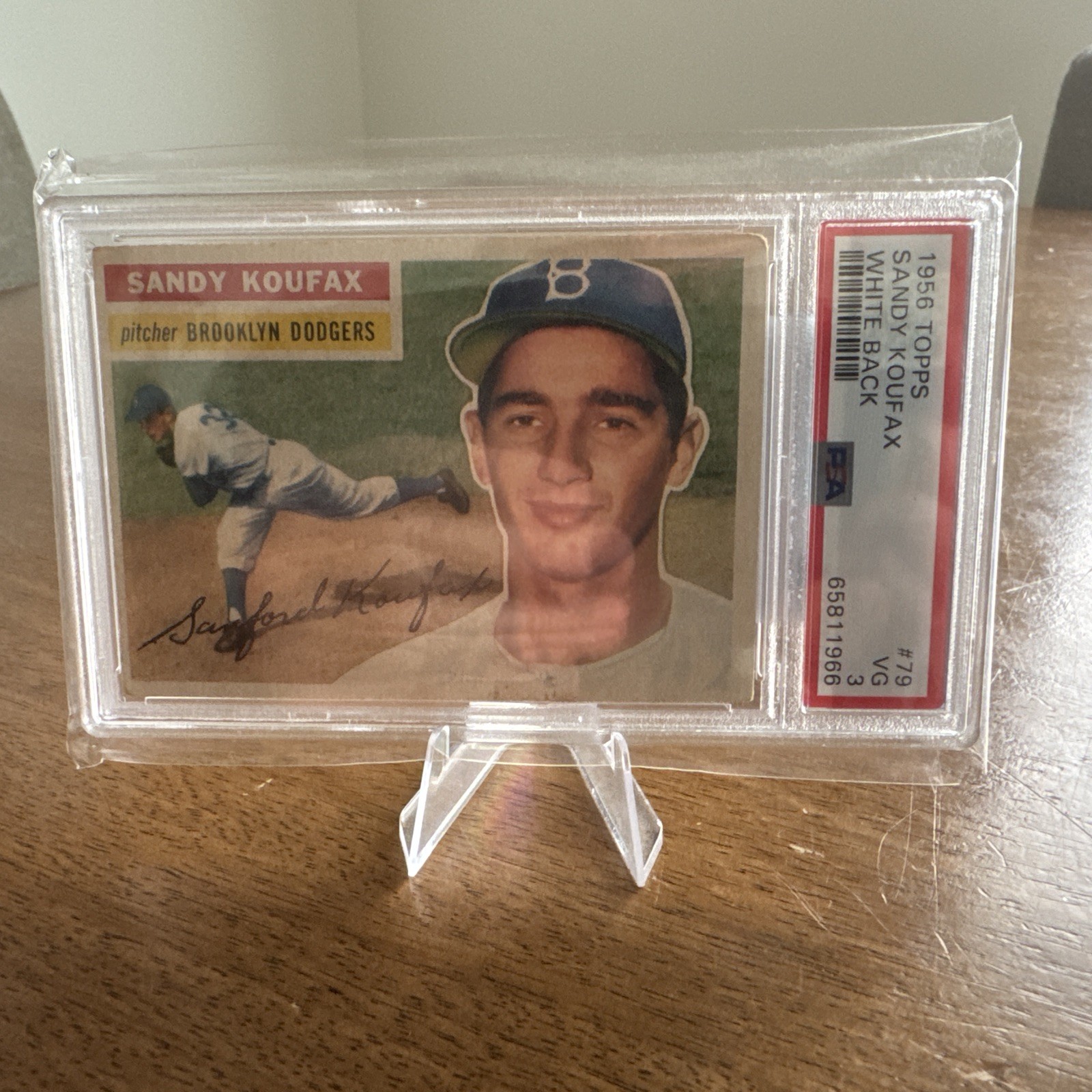 1956 Topps - Sandy Koufax #79 White Back 1956 Topps - Sandy Koufax #79 White Back