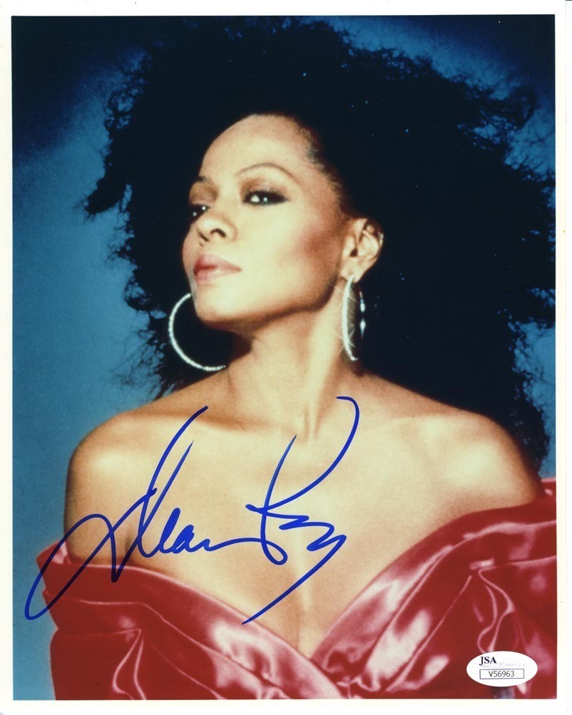 Diana Ross Autographed Signed 8x10 Photo Certified Authentic JSA COA