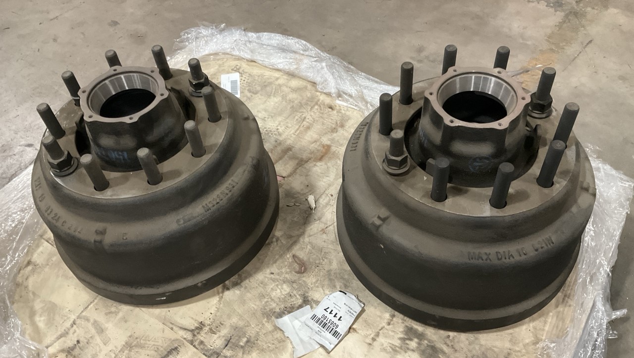 (2) Automann 151.6700BA Brake Drums W/ 10-Bolt Wheel Hubs
