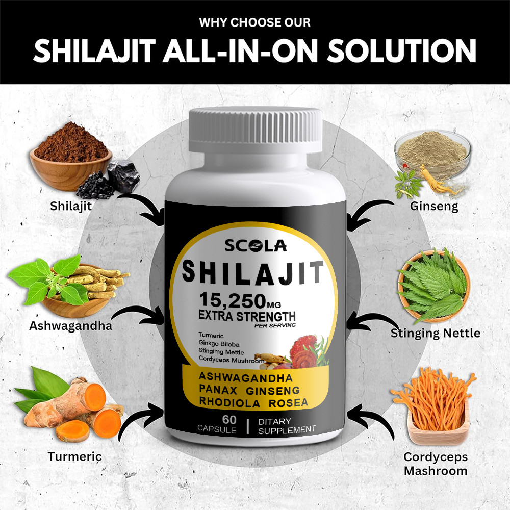 Himalayan Pure 100% Shilajit, Soft Resin, Organic, Extremely Potent, Fulvic Acid