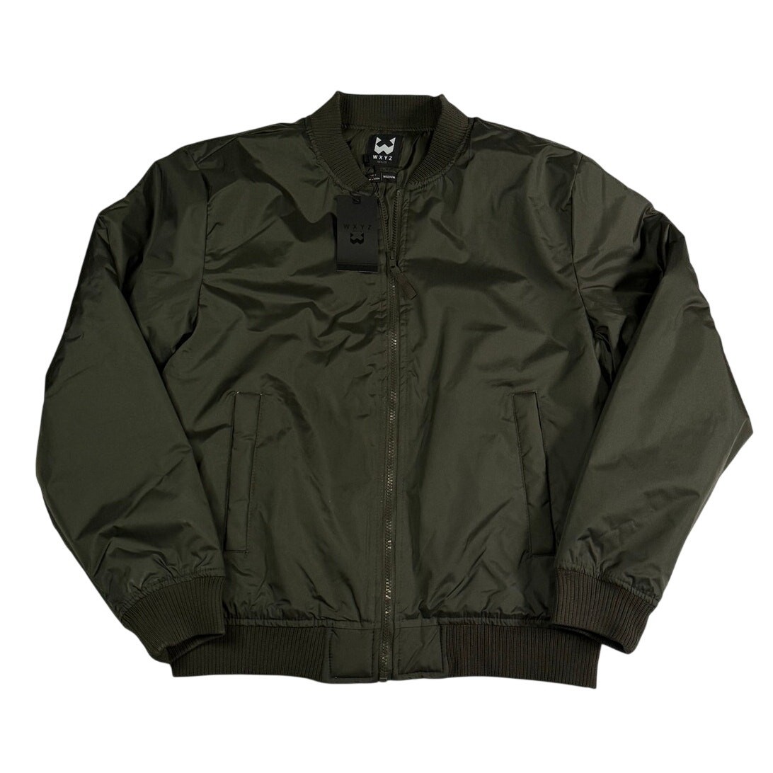WXYZ Men\'s Dark Olive Jacket sz: MEDIUM NEW WITH TAGS WXYZ Men\'s Dark Olive Jacket sz: MEDIUM NEW WITH TAGS