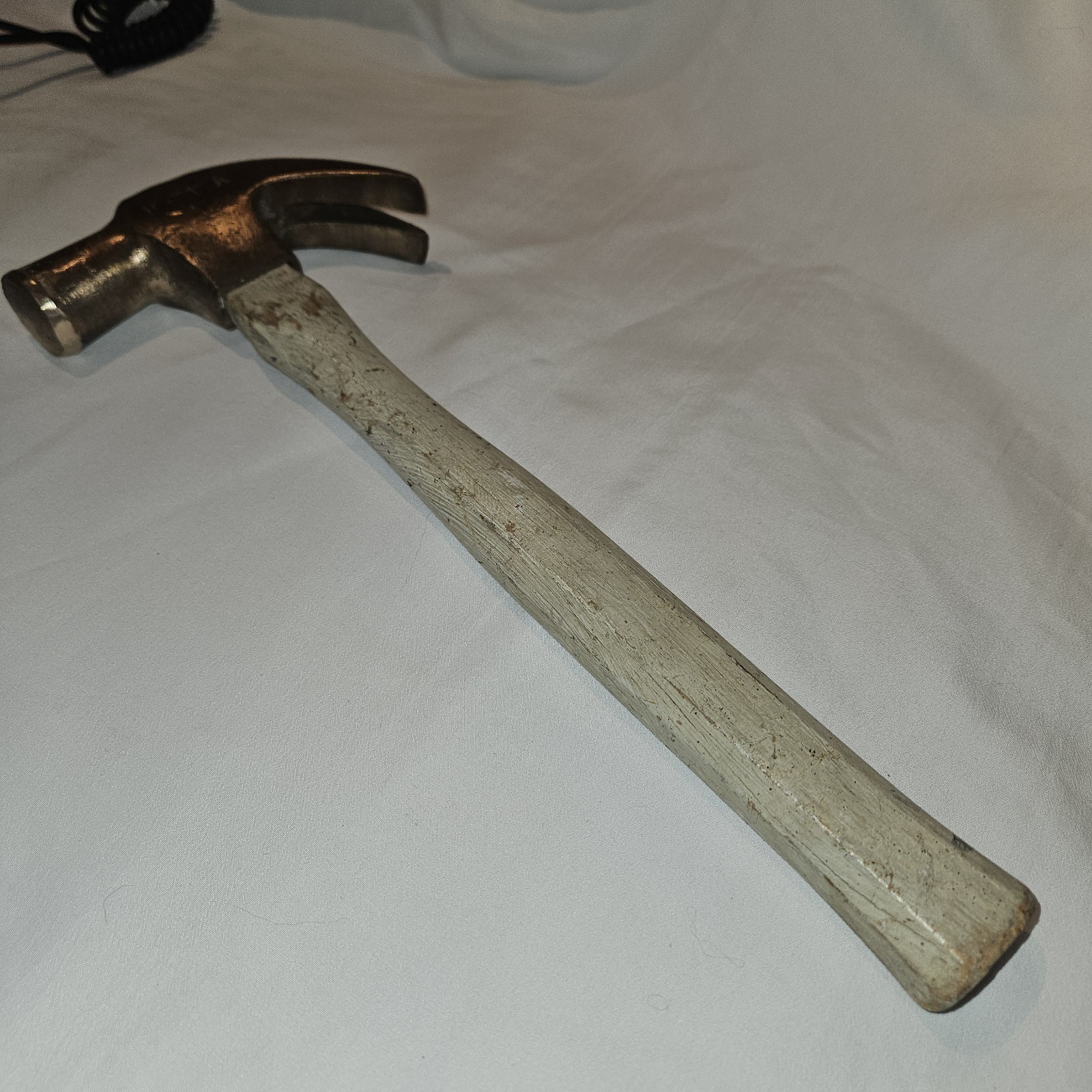 Vtg BERYLCO NON-SPARKING Brass Head Hammer, Poss #H 61 A,Wood Handle, See PICS Vtg BERYLCO NON-SPARKING Brass Head Hammer, Poss #H 61 A,Wood Handle, See PICS