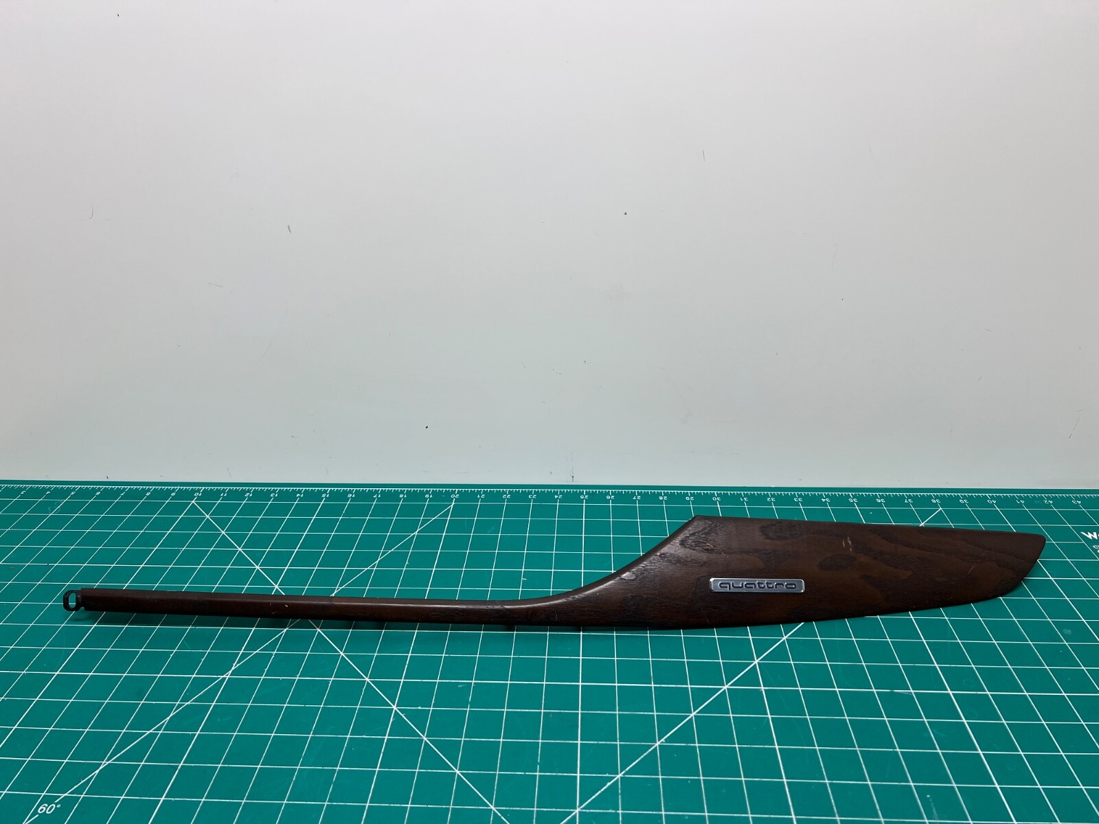 12-18 AUDI S6 A6 QUATTRO FRONT DASH RIGHT PASSENGER SIDE MOLDING TRIM WOOD OEM