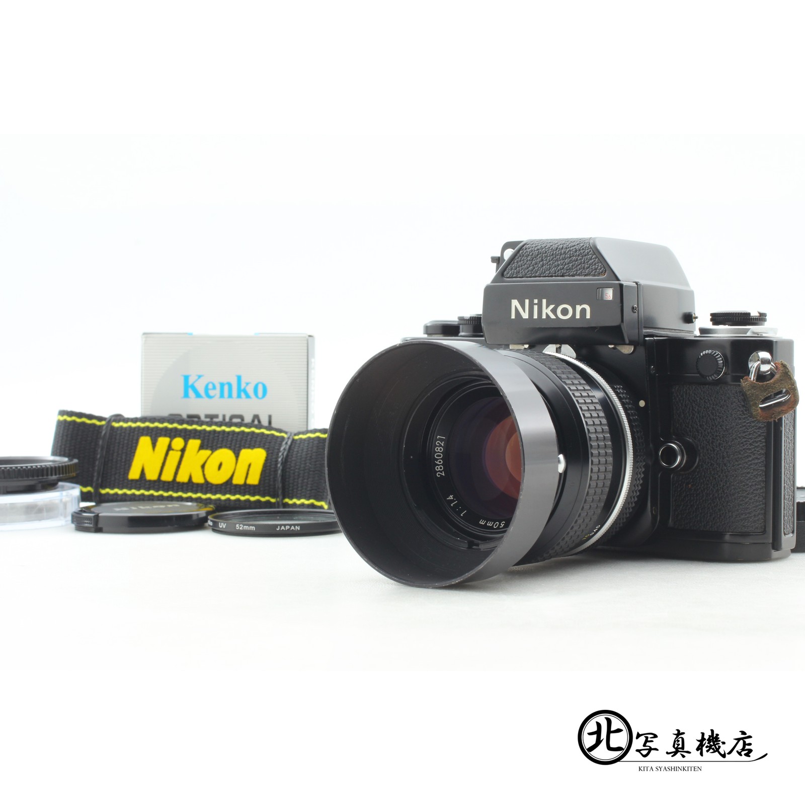 [MINT w/HOOD] Nikon F2 Photomic Black 35mm Film Camera 50mm f1.4 Lens From JAPAN