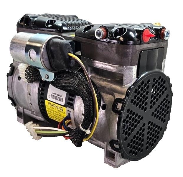 Gast 87R647 Oil Free Twin Cylinder Vacuum Pump 1/2HP 120/240V, 6.2A, Quiet, New