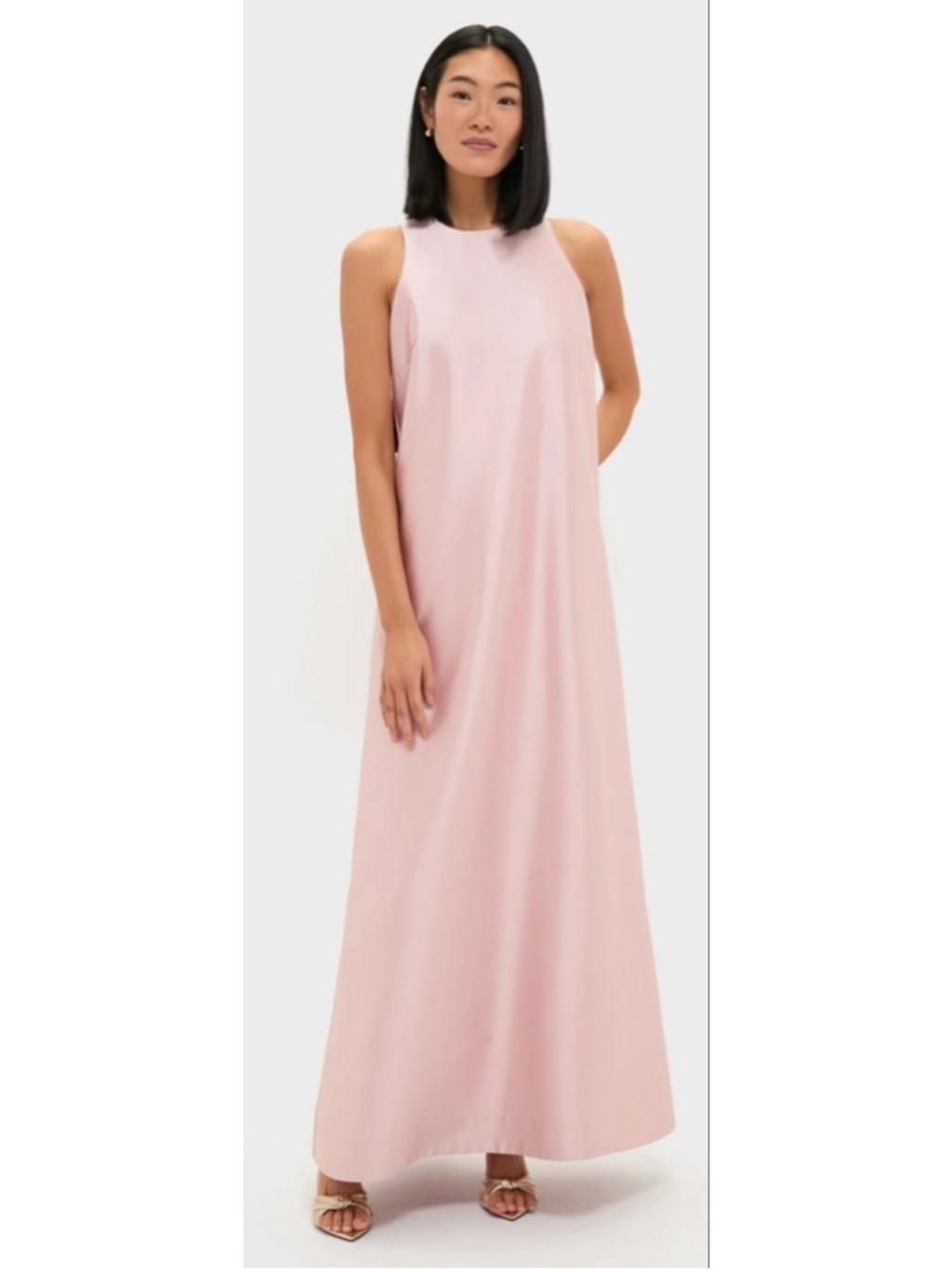 NWT Tuckernuck Light Pink Dupioni Portia Maxi Gown with Red Bow L Sold out NWT Tuckernuck Light Pink Dupioni Portia Maxi Gown with Red Bow L Sold out