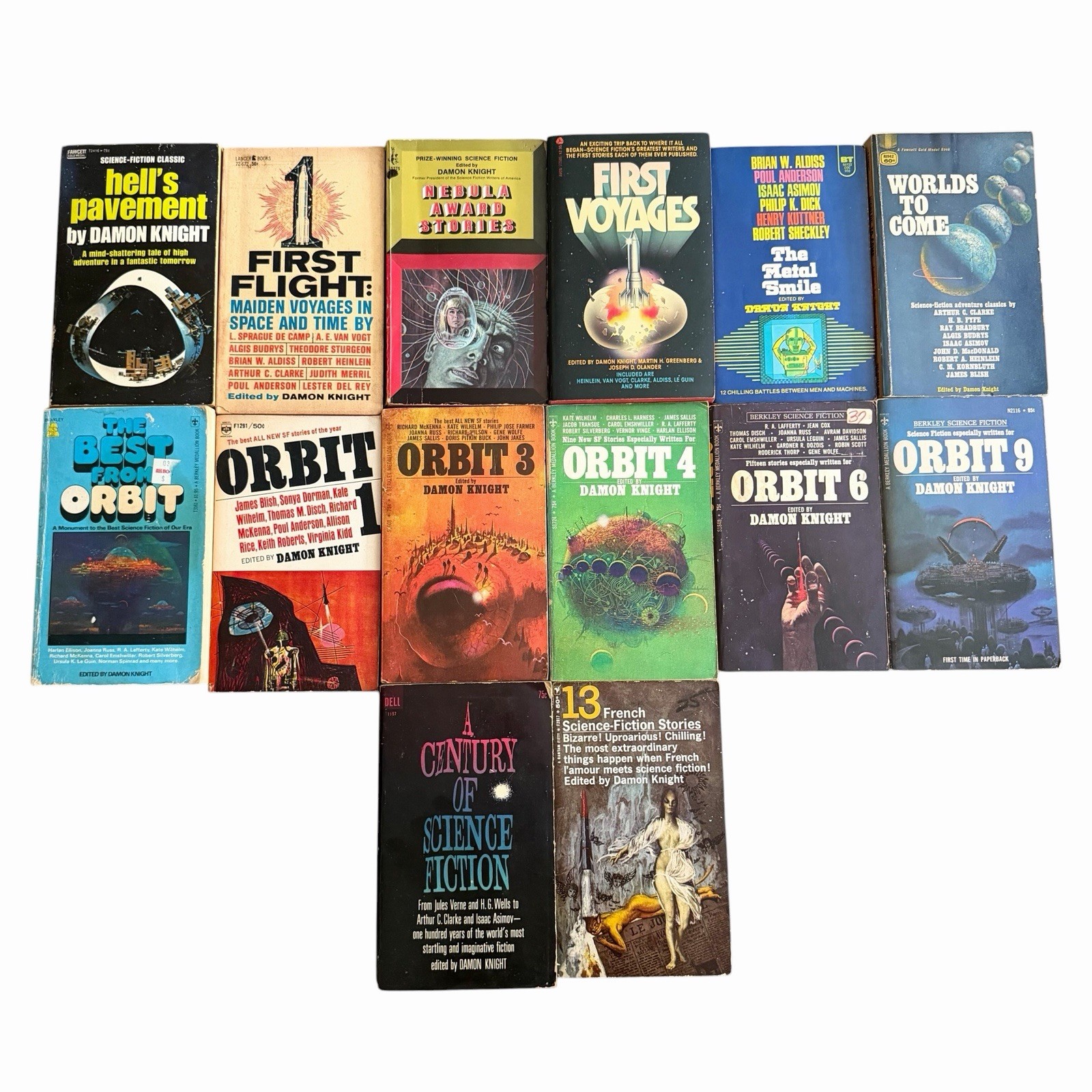 Vintage Damon Knight Lot Science Fiction Sci Fi Paperback 14 Books Some Orbit Vintage Damon Knight Lot Science Fiction Sci Fi Paperback 14 Books Some Orbit