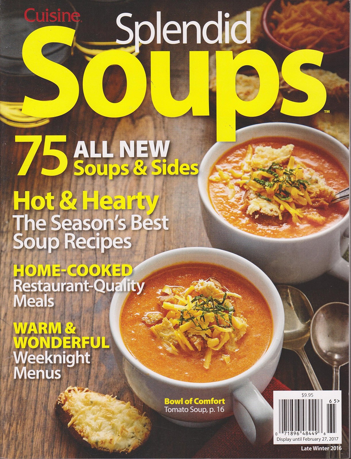Cuisine Splendid Soups Late Winter 2016
