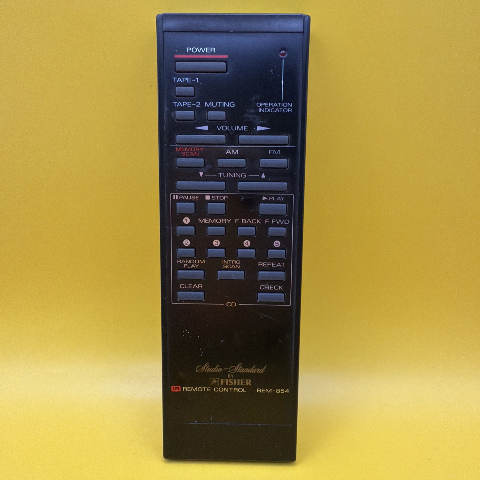 Genuine Fisher Remote Control REM-854 Genuine Fisher Remote Control REM-854