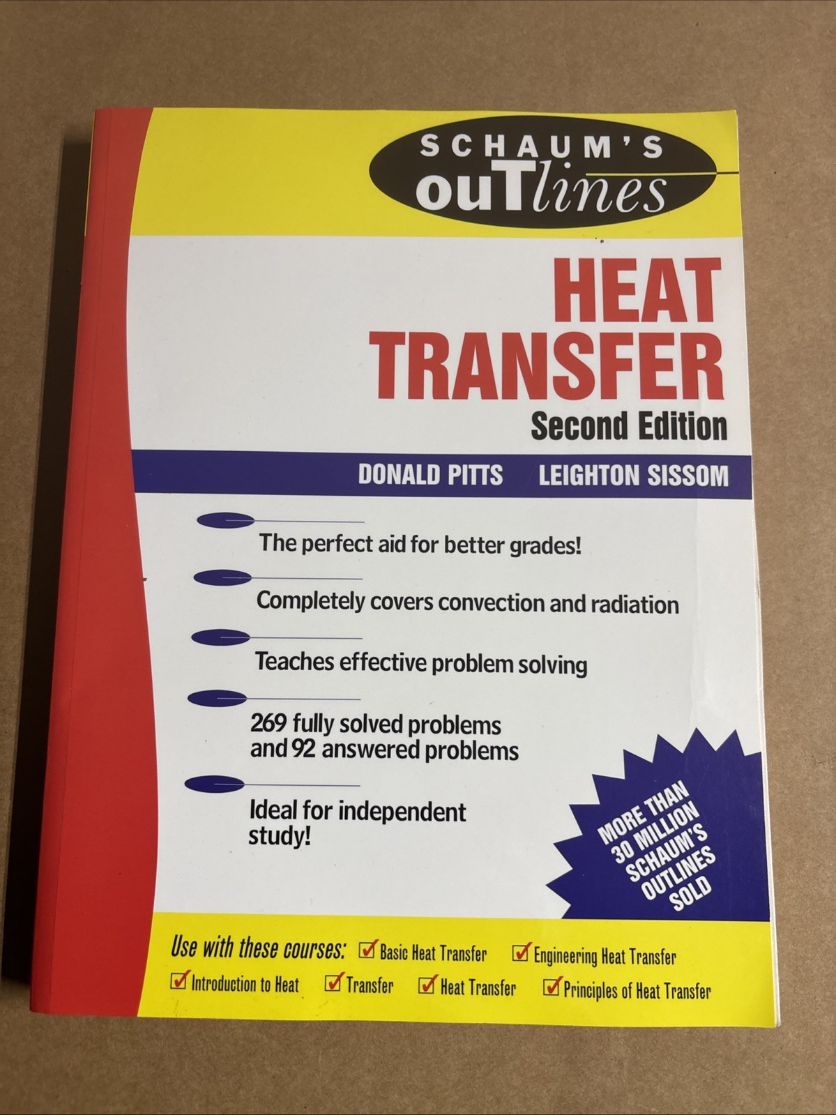 Schaum\'s Outline Ser.: Schaum\'s Outline of Heat Transfer by Donald Pitts and...