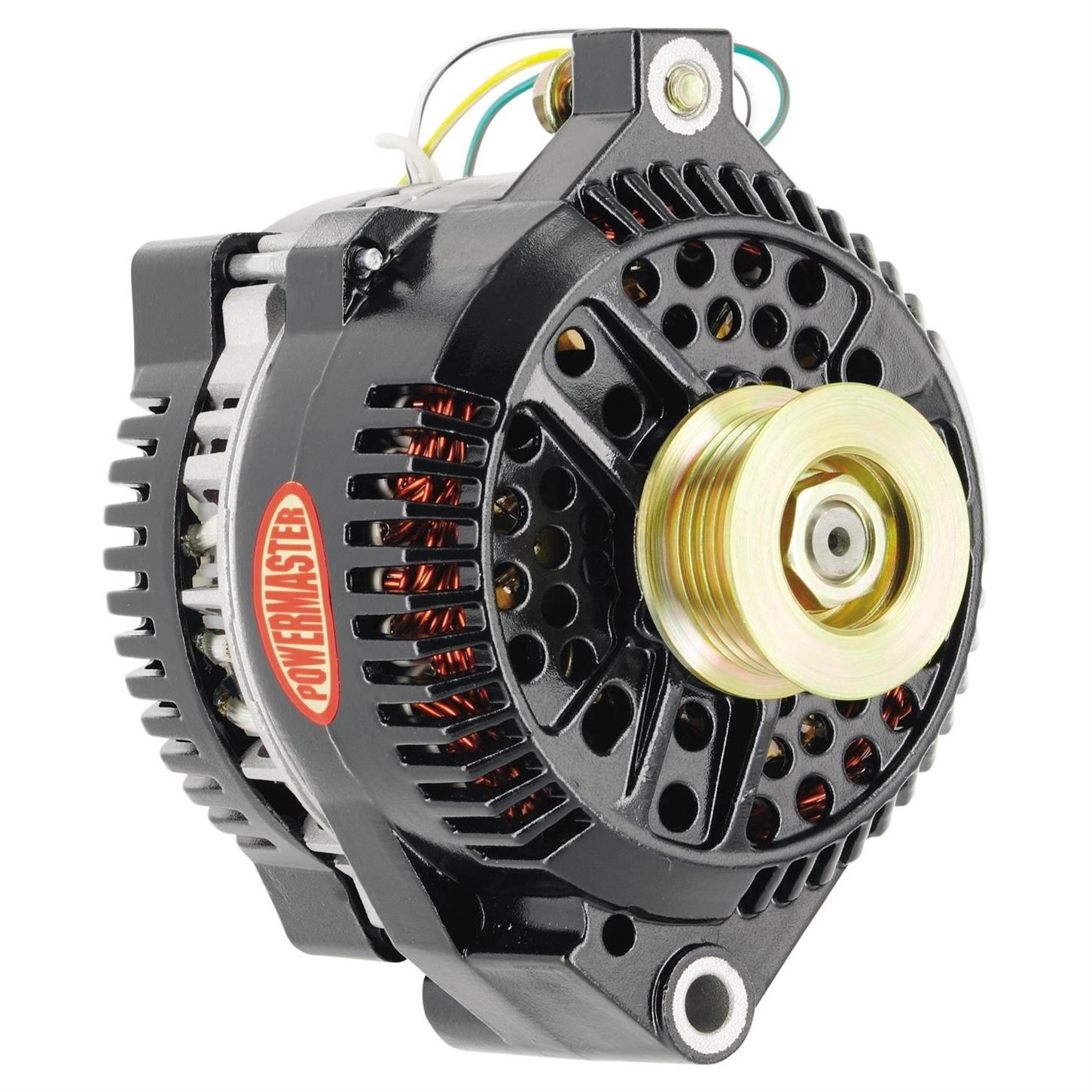 Powermaster 57759 Street Alternator, 200A, Serp and V-belt, Fits Ford
