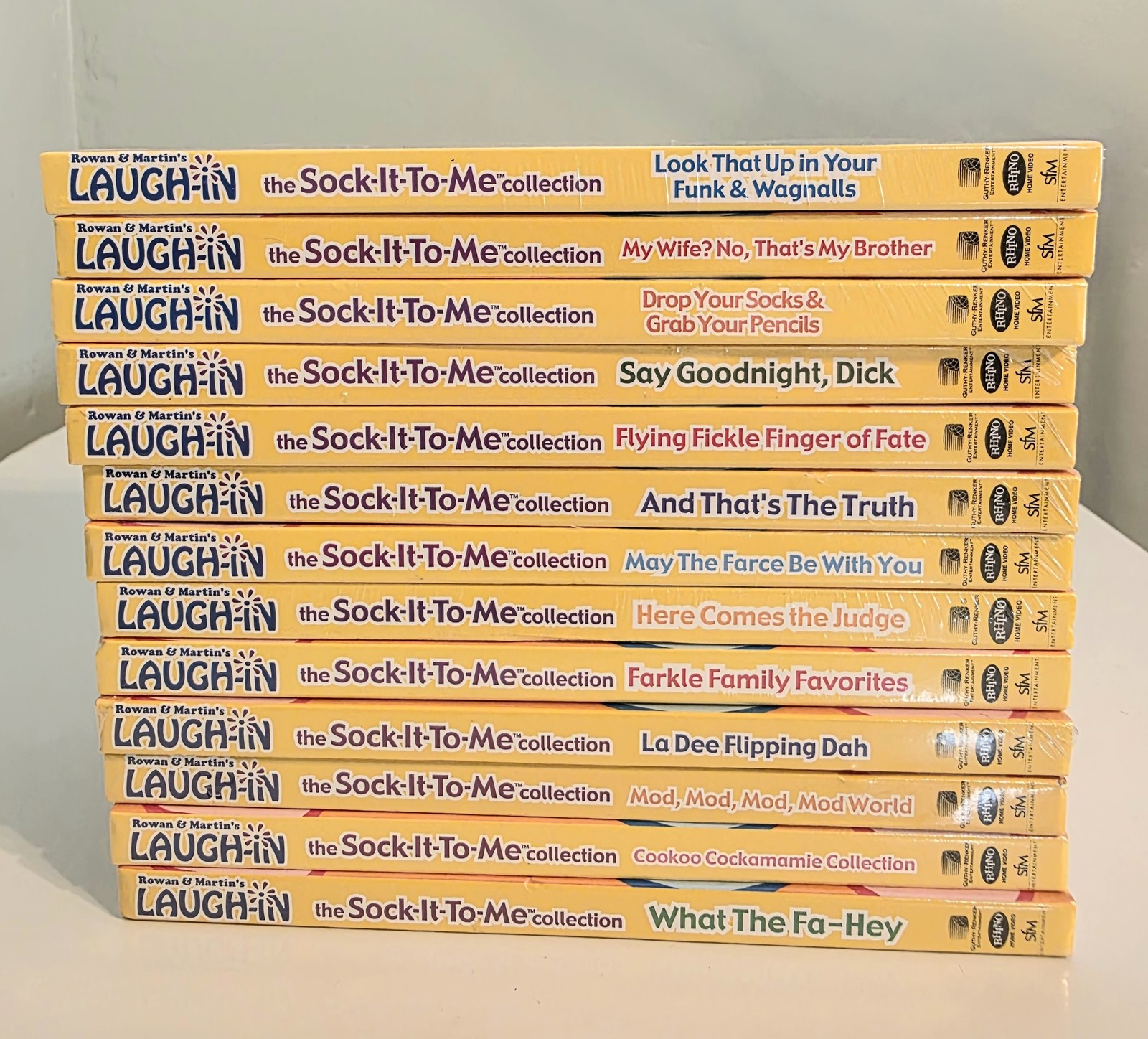 Vintage Rowan & Martin\'s Laugh-In Sock-It-To-Me DVD Set 13 Volumes New Comedy TV