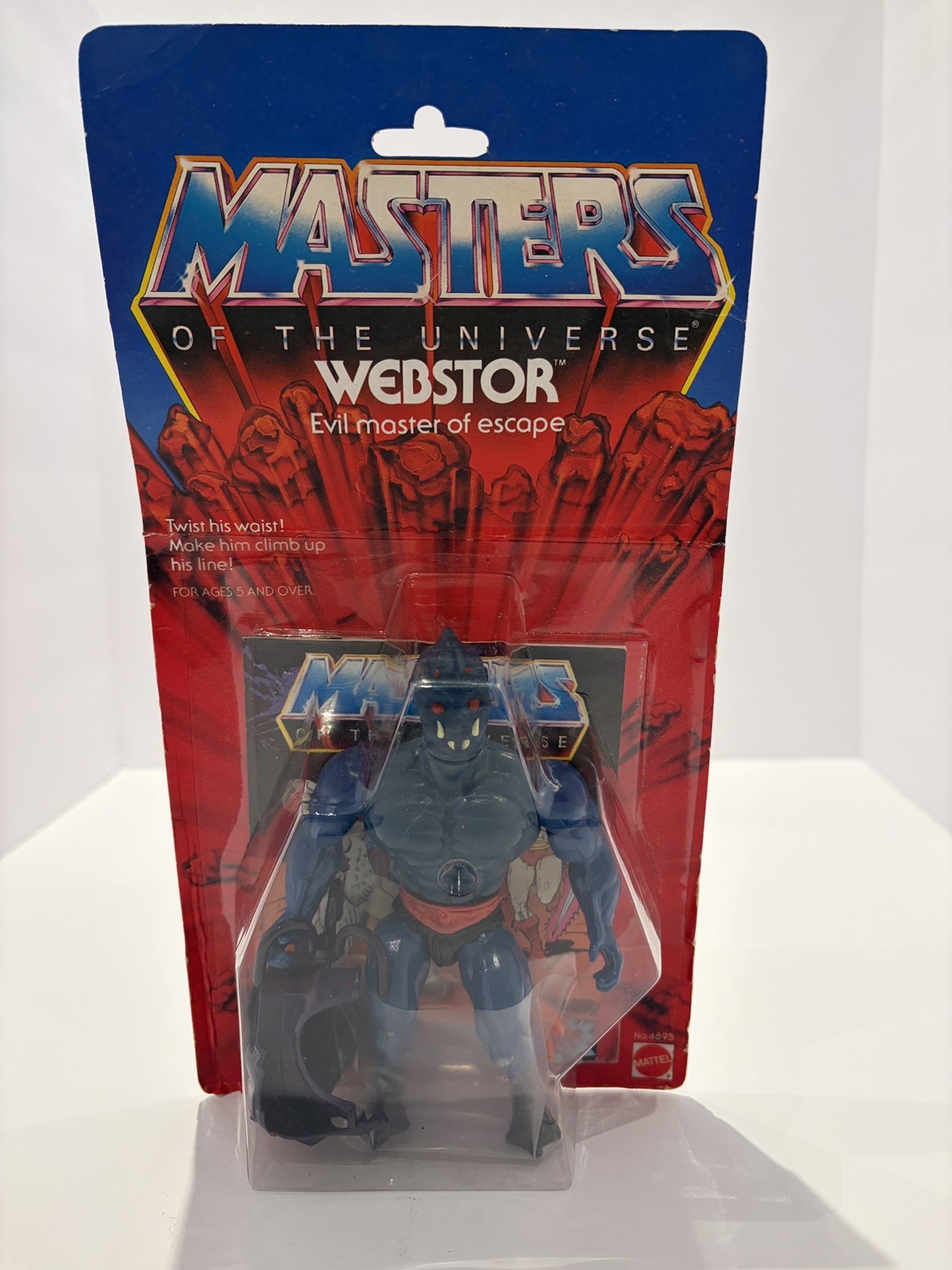 Webstor He-Man Masters of the Universe MOTU 1983 Mattel NEW MOSC SEALED