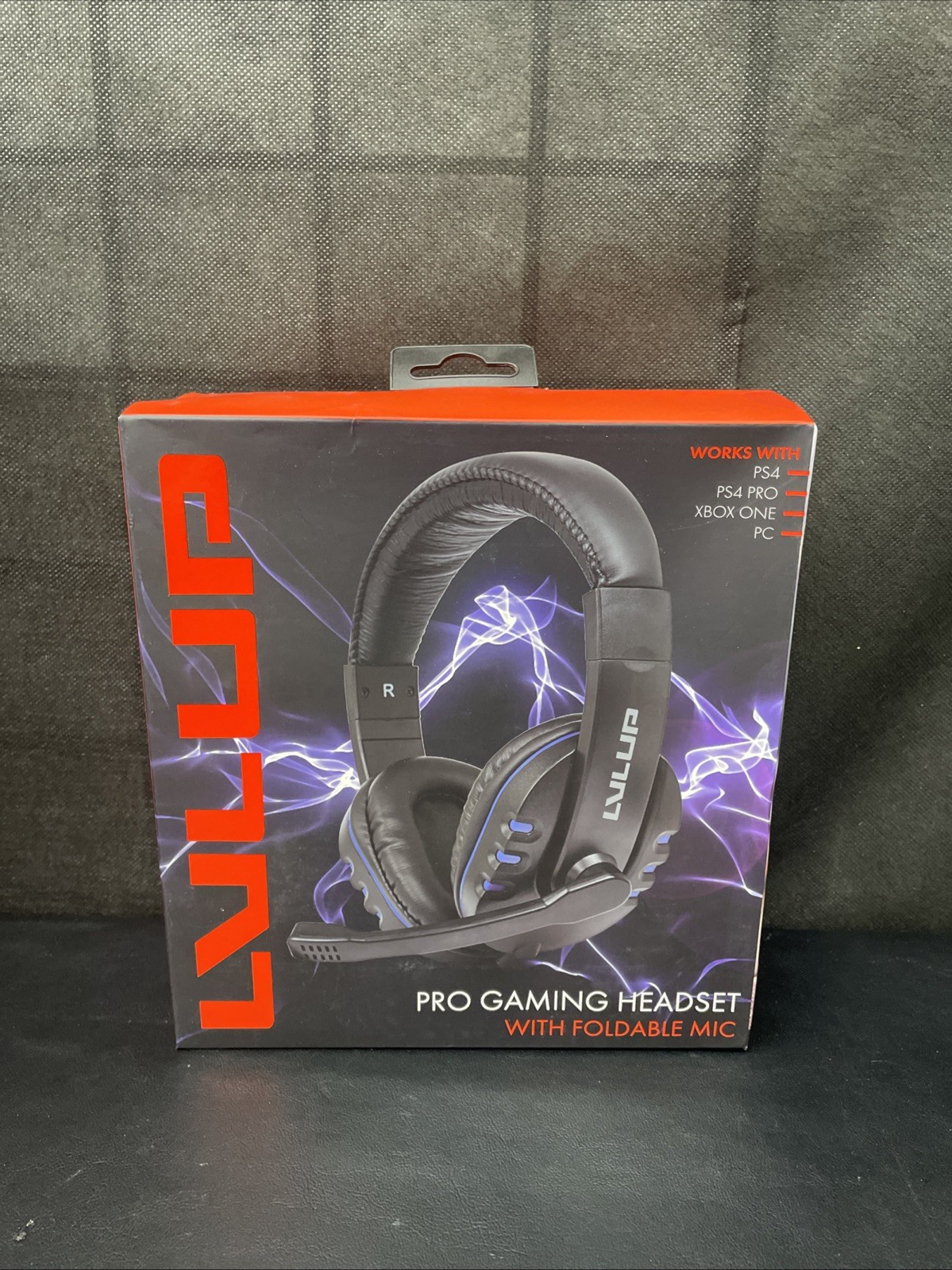 LVLUP Pro Gaming Headset with Foldable Mic LU731-BLU, NEW SEALED LVLUP Pro Gaming Headset with Foldable Mic LU731-BLU, NEW SEALED