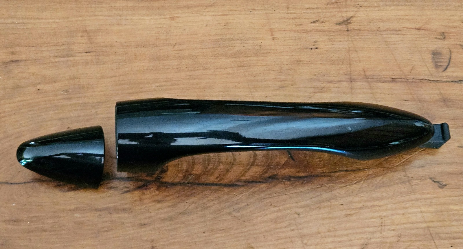 14-18 KIA FORTE OUTSIDE DOOR HANDLE LEFT REAR BLACK ABP W/O CHROME LR 14-18 KIA FORTE OUTSIDE DOOR HANDLE LEFT REAR BLACK ABP W/O CHROME LR