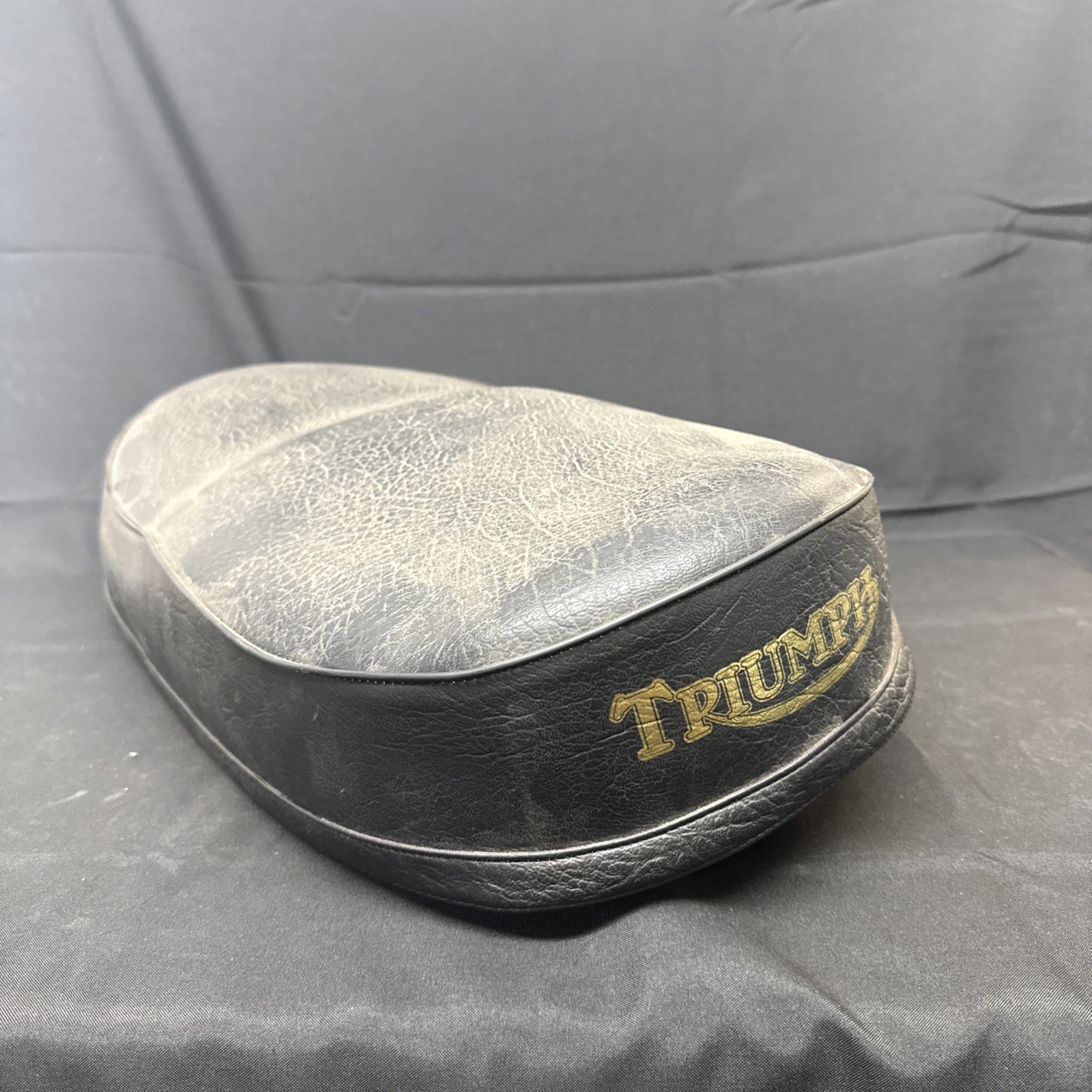Vintage Triumph Leather Seat Great Condition #0363