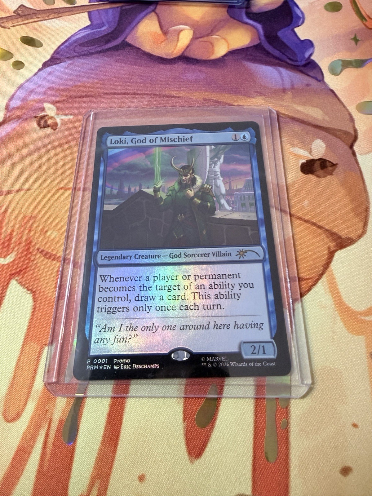 Sdcc 2026 Loki God Of Mischief Promo Card Magic The Gathering Mtg Foil Sdcc 2026 Loki God Of Mischief Promo Card Magic The Gathering Mtg Foil