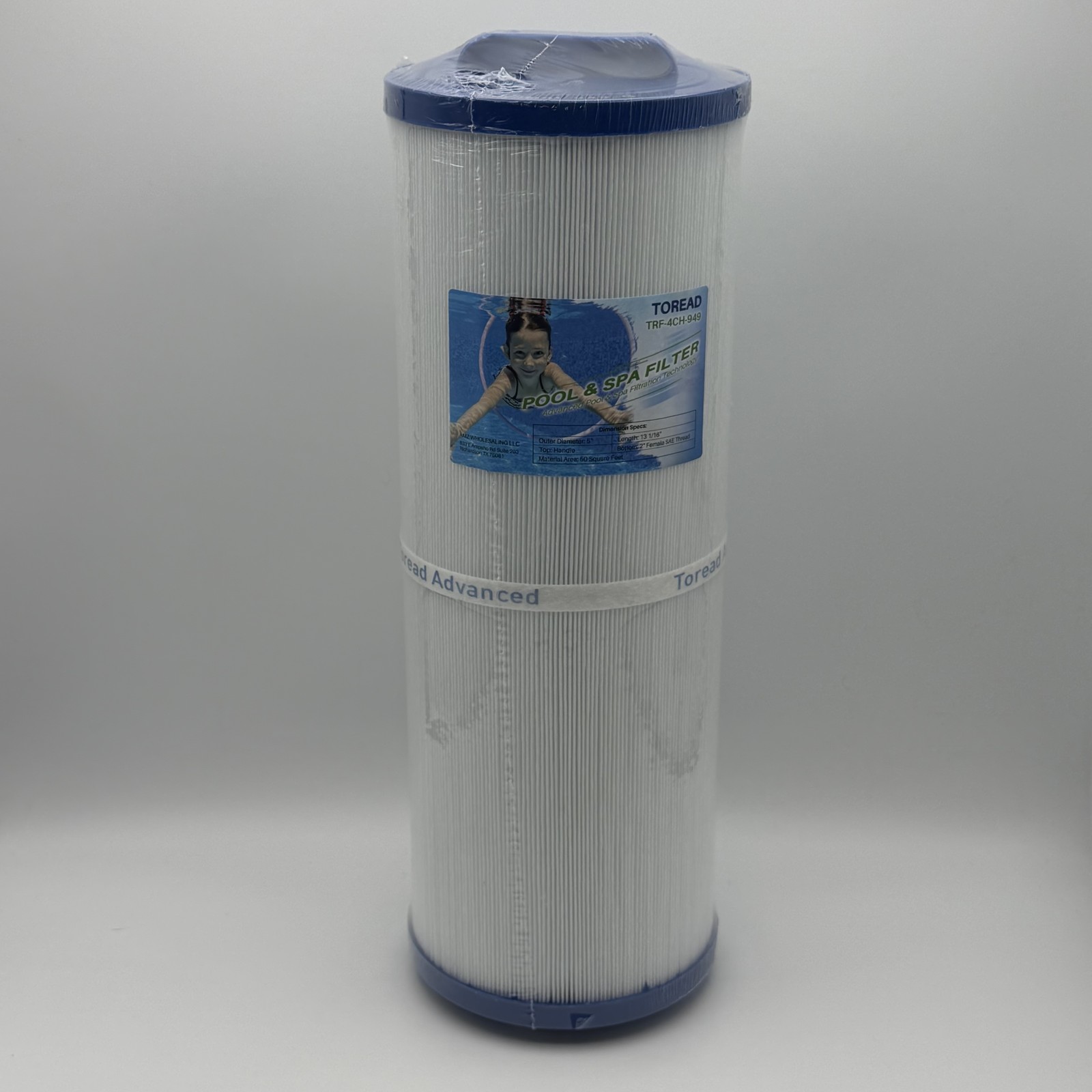 TOREAD TRF-4CH-949 Pool Spa Filter Cartridge 50 Sq Ft 5