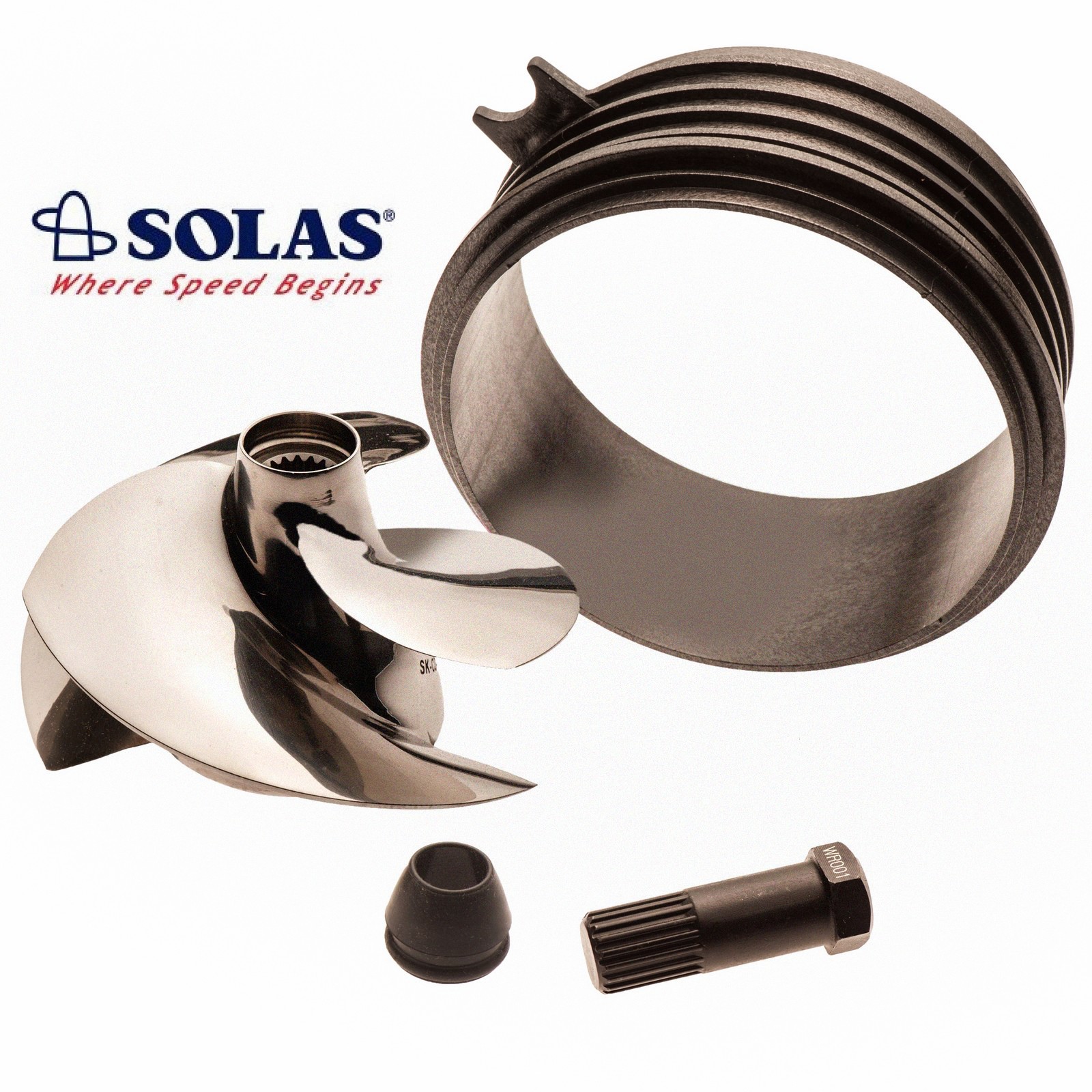 Solas Sea Doo Spark 2-Up 3-Up Impeller SK-CD-12/17 W/ Wear Ring & Impeller Tool