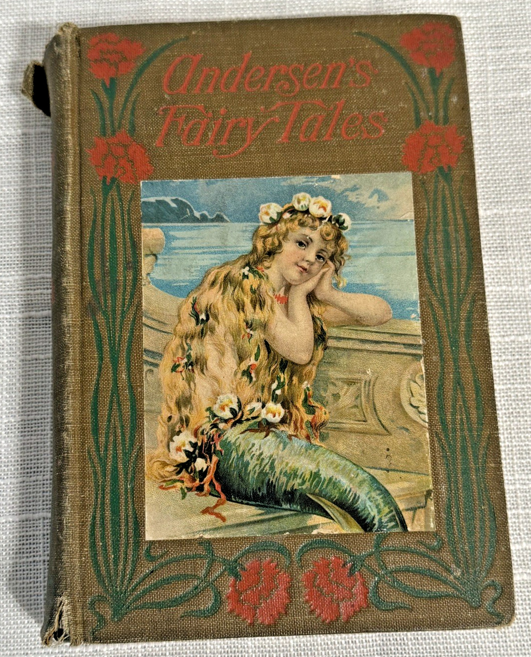 Antique Victorian Book, Hurst & Company Publisher ©1884 ANDERSEN\'S FAIRY TALES