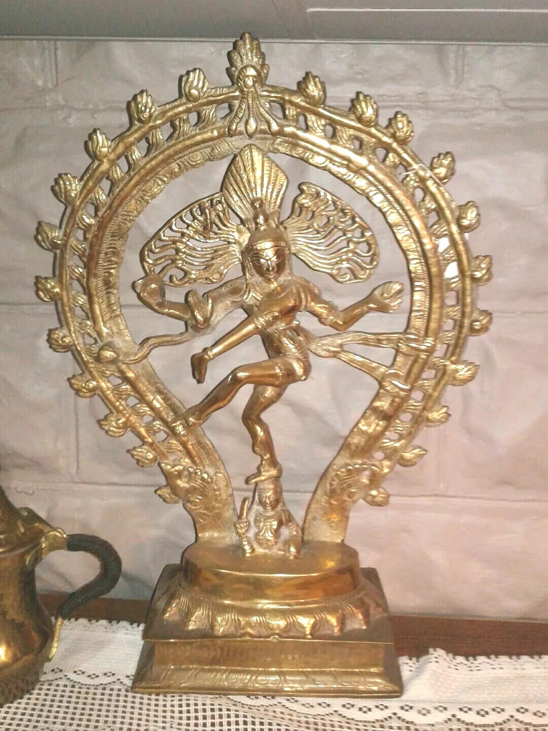 Holy Siva Antique Solid Brass Shiva Statue Giver Taker of Life Dancing Nataraja Holy Siva Antique Solid Brass Shiva Statue Giver Taker of Life Dancing Nataraja