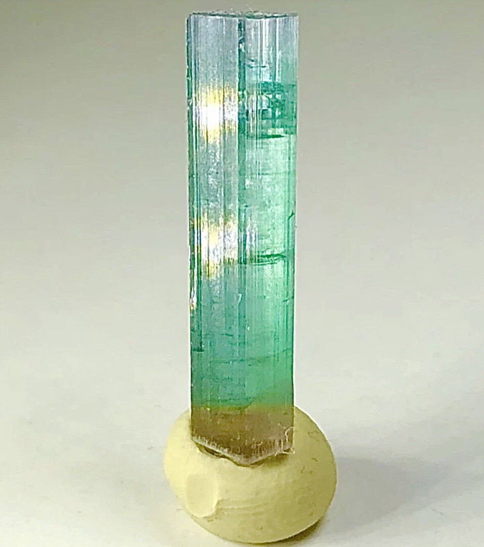 Extremely Rare Double Terminated Tourmaline Crystal Natural Raw Rough Specimen