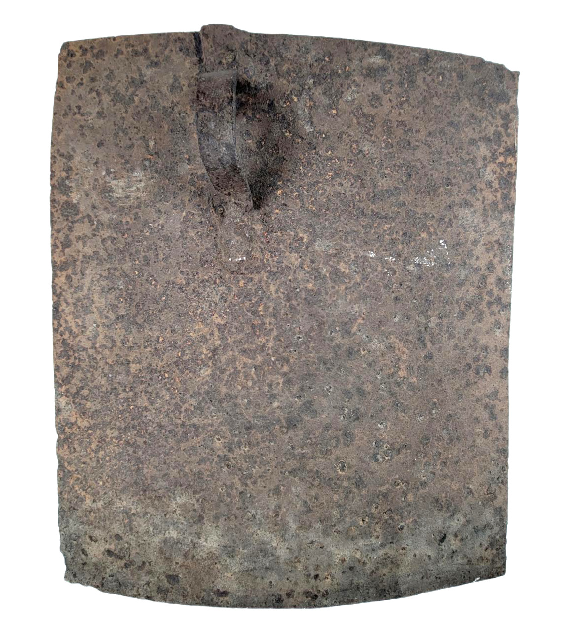 Antique Early Wrought Iron Hearth Bread Oven Door Sheet Iron Brutalist Primitive