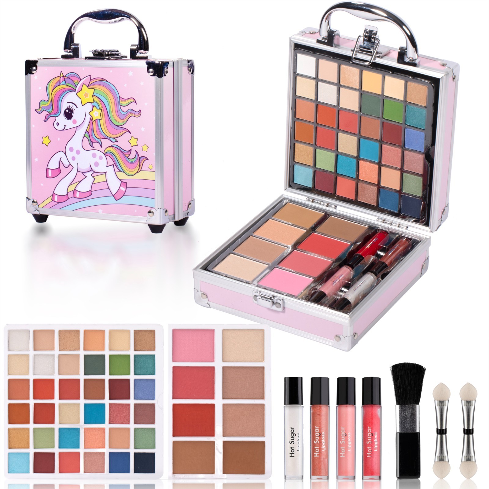 Hot Sugar Whole Makeup Set Cosmetic Kit for Teenager with Eyeshadow Lip Gloss 20 Hot Sugar Whole Makeup Set Cosmetic Kit for Teenager with Eyeshadow Lip Gloss 20