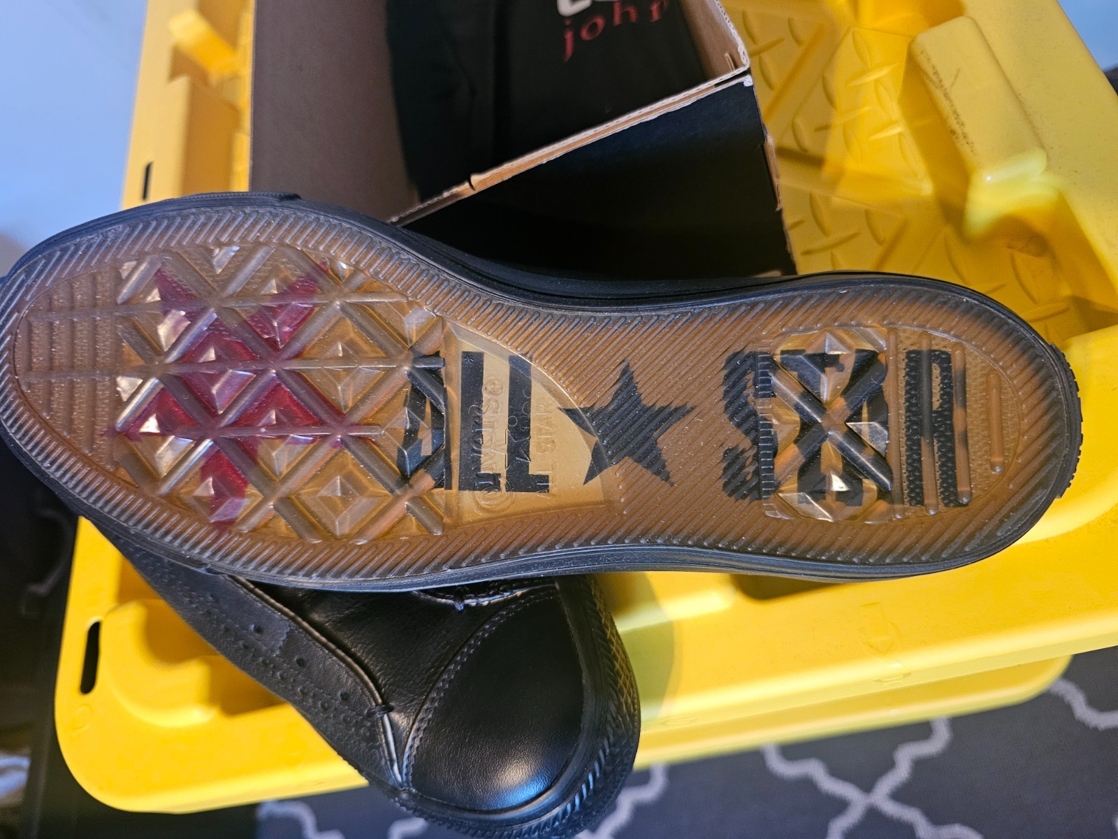 John Varvatos Converse X All Star Slip Black Leather