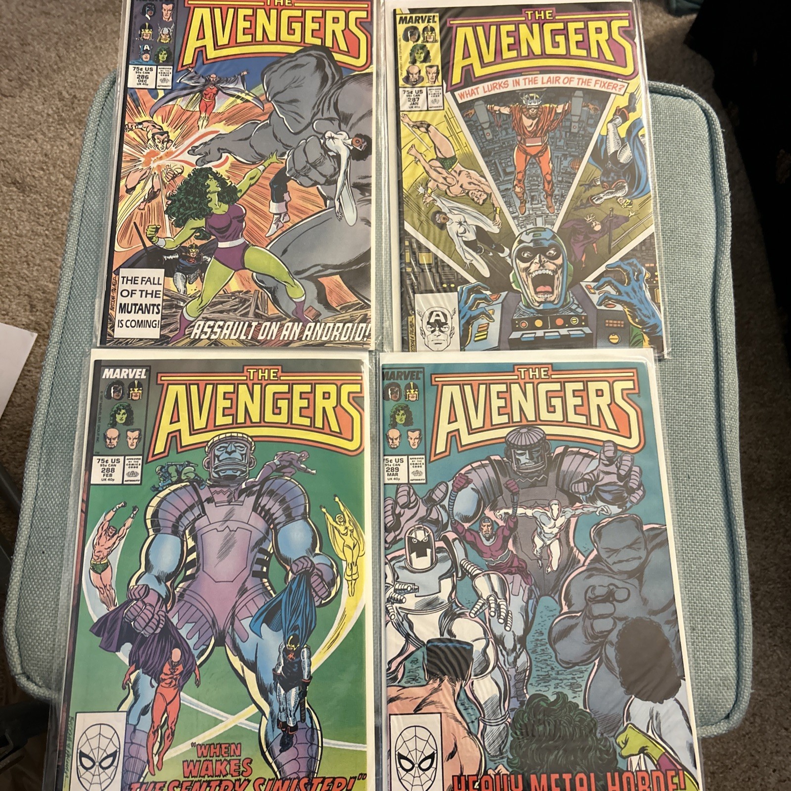 The Avengers 286-291 Lot
