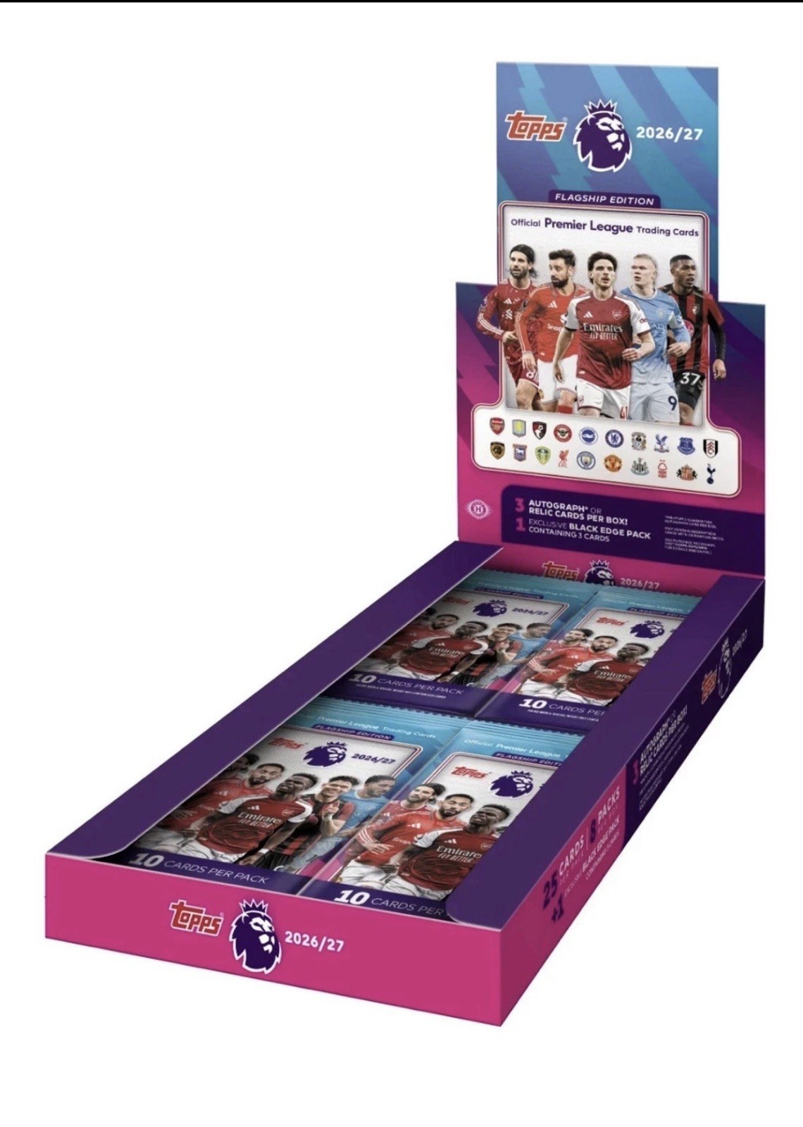 2026/27 Topps Flagship Premier League Hobby Box NEW SEALED IN HAND SHIPS FAST