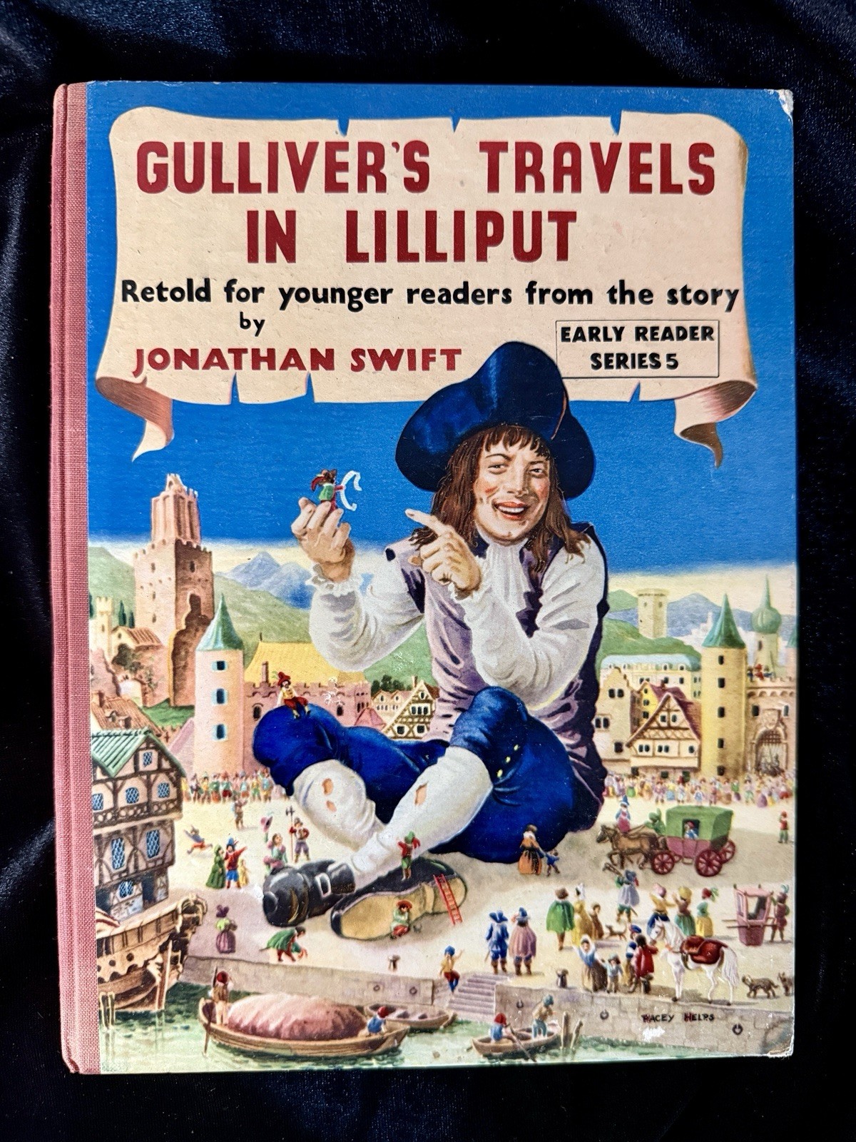 Vintage Gulliver’s Travels in Lilliput Jonathan Swift Hampster Books Illustrated