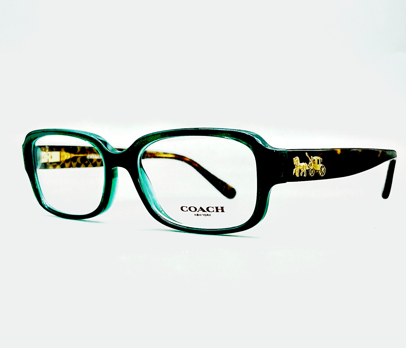 Coach HC 6105 / 5451 Eyeglasses Teal/Dark Tort 51-15-140mm ORIGINAL NO CASE