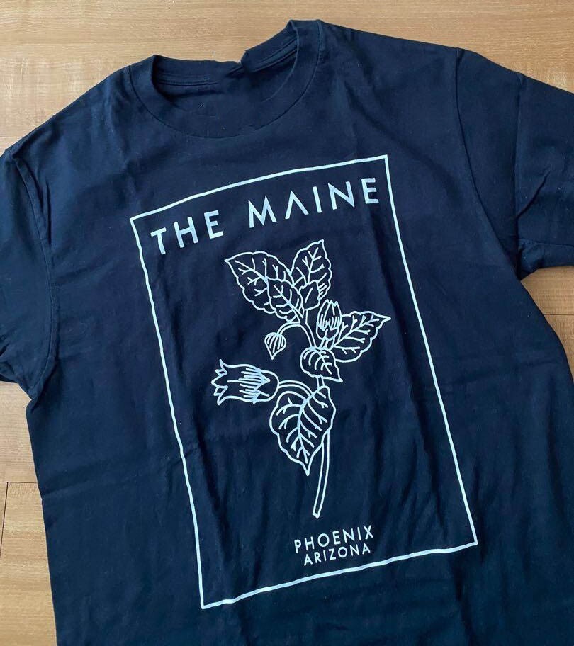The Maine Band Music Tour Heavy Cotton Black All Size T Shirt For Men UR318