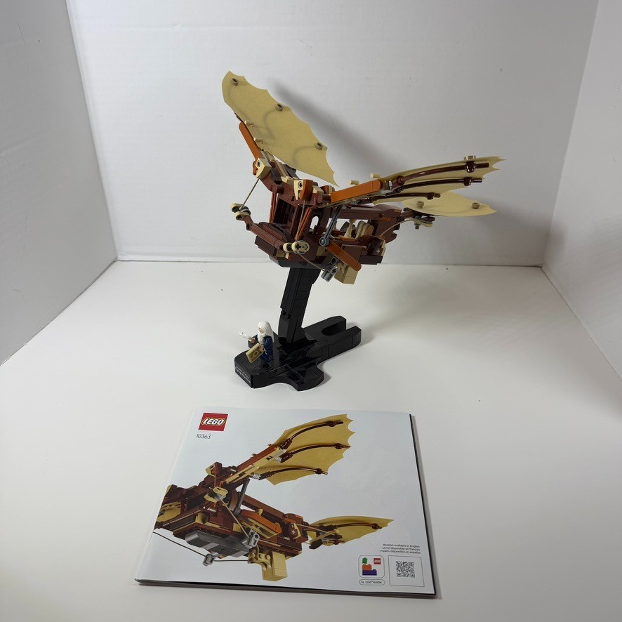 LEGO Icons Leonardo Da Vinci\'s Flying Machine 10363 Complete Instructions No Box LEGO Icons Leonardo Da Vinci\'s Flying Machine 10363 Complete Instructions No Box