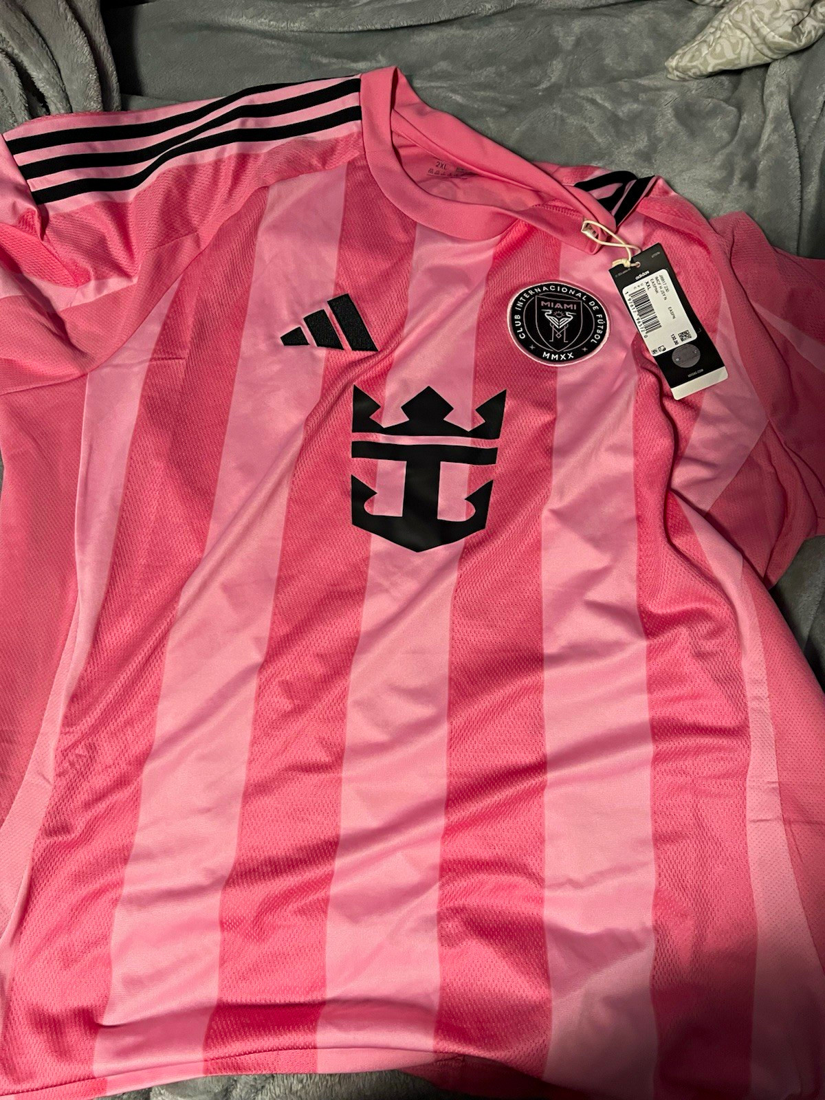 adidas Inter Miami CF Lionel Messi #10 Pink/Black Soccer Jersey Men’s 2XL