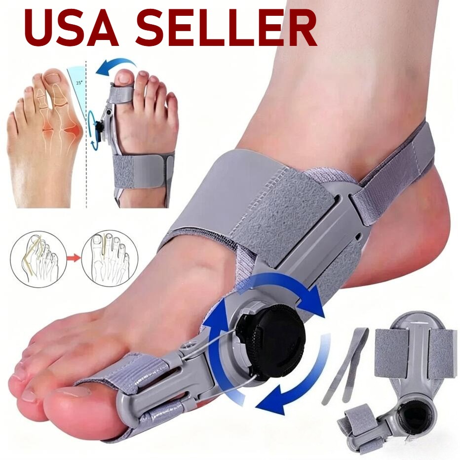 Bunion Fix Toe Valgus Corrector Big Toe Straightener Adjustable for Men & Women Bunion Fix Toe Valgus Corrector Big Toe Straightener Adjustable for Men & Women