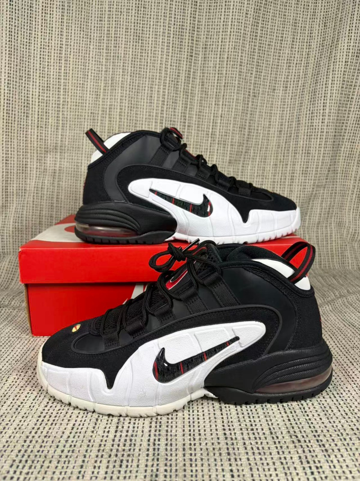 Nike-Air Max Penny \'1996 Olympics\' Men\'s Vintage Athletic Shoes 685153-003 Nike-Air Max Penny \'1996 Olympics\' Men\'s Vintage Athletic Shoes 685153-003