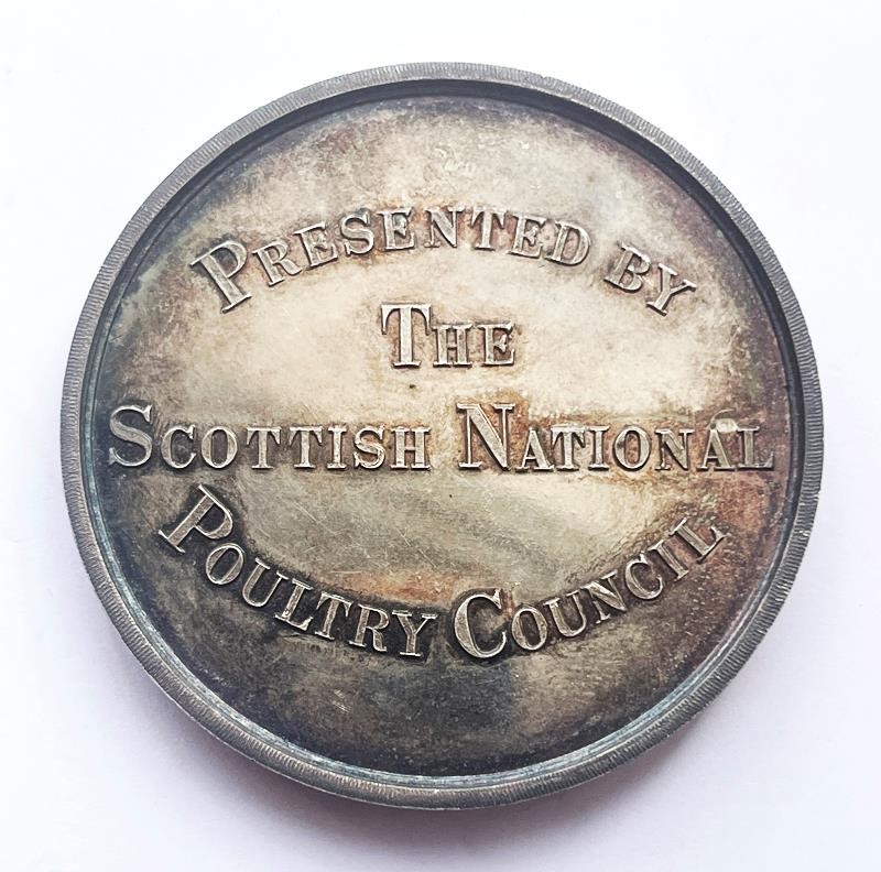 SCOTTISH NATIONAL POULTRY COUNCIL SILVER MEDAL 1931 EGGS LAID