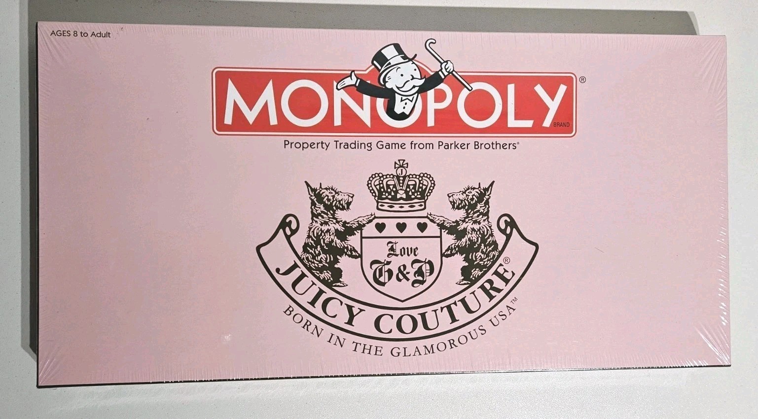 Vintage 2007 Monopoly Juicy Couture - Born In The Glamorous USA Edition ☆ New ☆