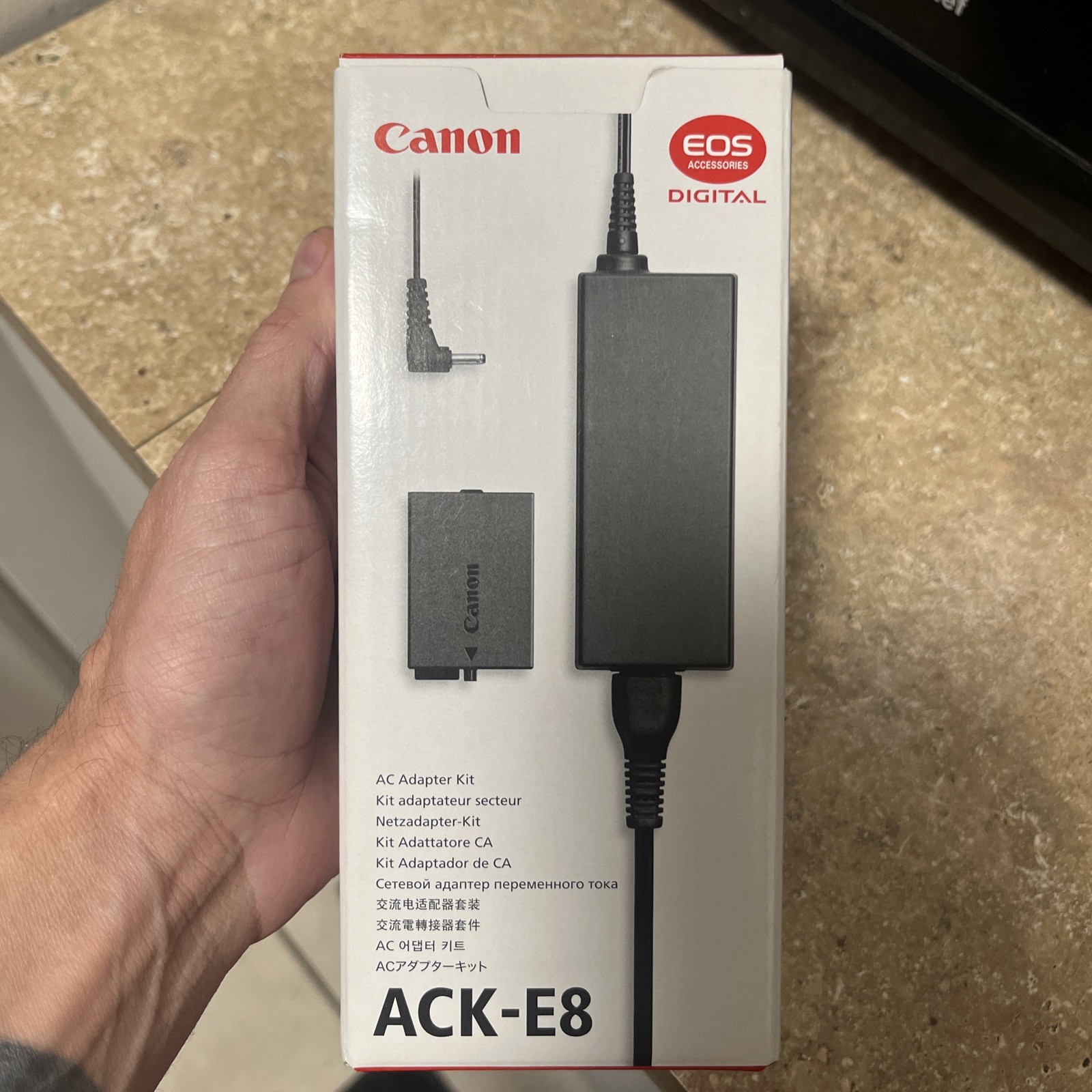 Canon Brand ACK-E8 AC Adapter Kit Power Supply Charger For EOS Digital Canon Brand ACK-E8 AC Adapter Kit Power Supply Charger For EOS Digital