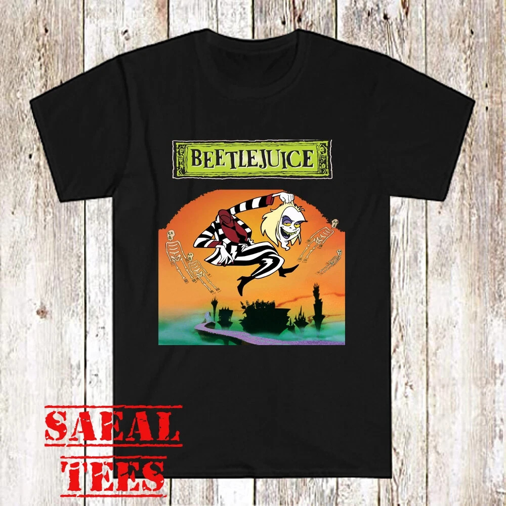 Beetlejuice Men's Black Size S-5XL