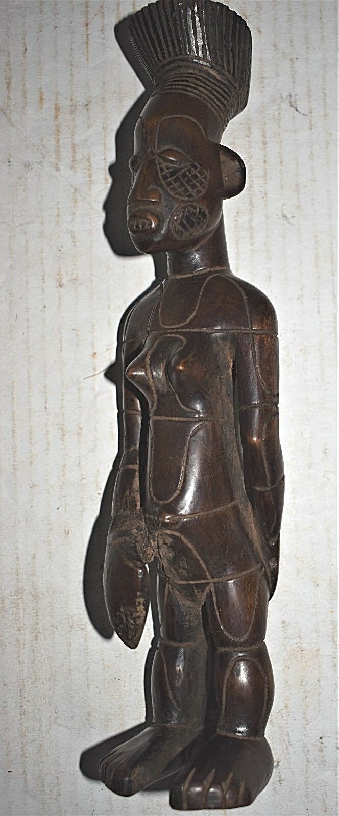 orig $499-MANGBETU RITUAL FIGURE1900S REAL 9