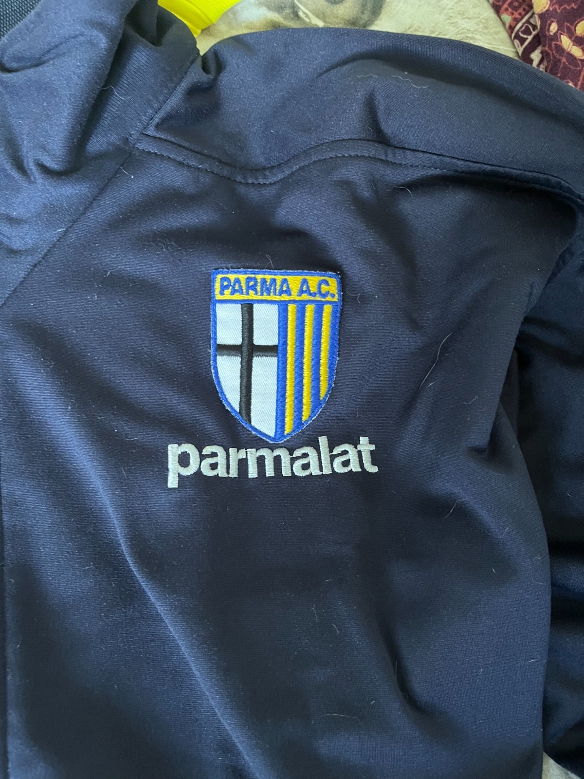 Parma AC 1999/2000 Vintage Champion Track Jacket Parmalat Sponsor L