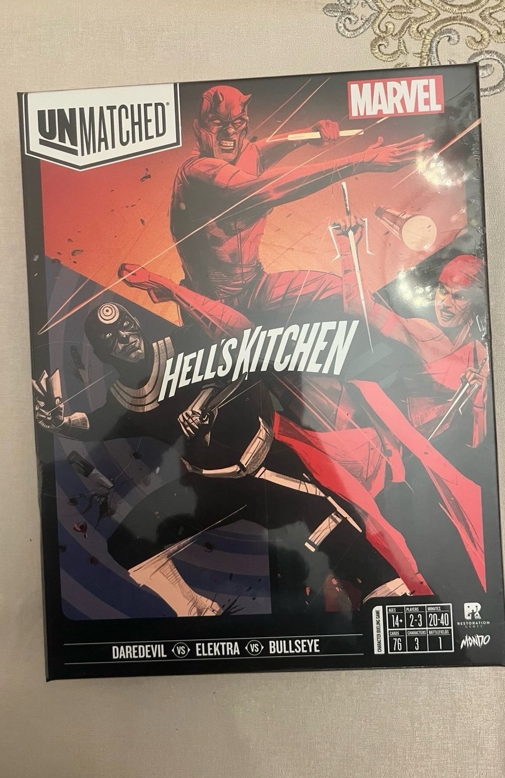Unmatched Marvel Hell\'s Kitchen Board Game Brand New and Sealed Unmatched Marvel Hell\'s Kitchen Board Game Brand New and Sealed