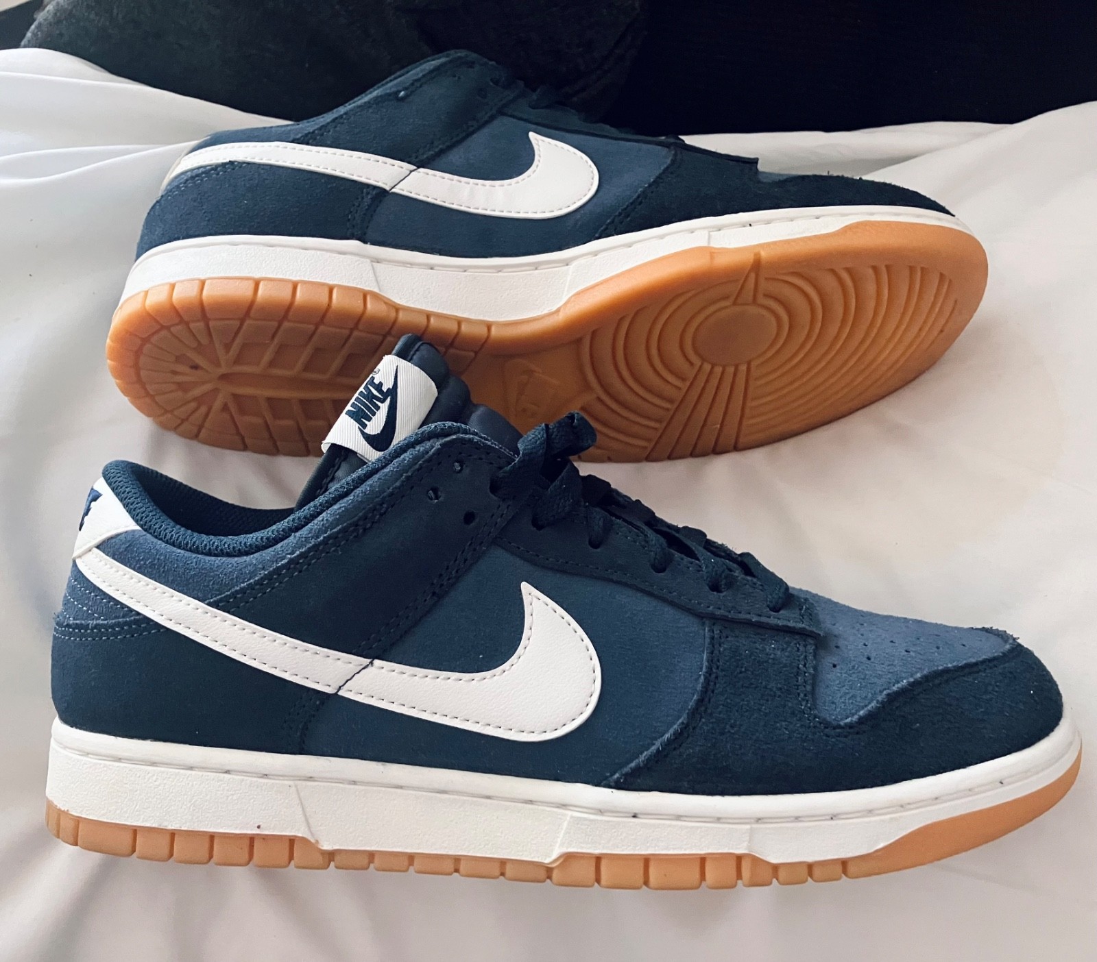 NEW Nike Dunk Low Retro SE Armory Navy Blue-Summit White Sz 10.5