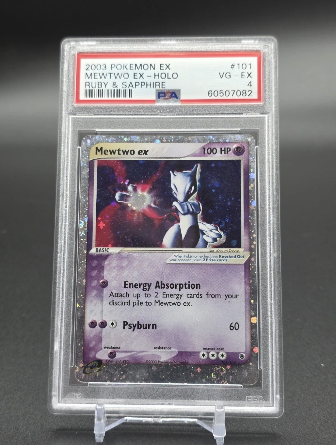 RARE PSA 4 - Mewtwo ex #101 2003 POKEMON EX RUBY & SAPPHIRE BEAUTIFUL CARD RARE PSA 4 - Mewtwo ex #101 2003 POKEMON EX RUBY & SAPPHIRE BEAUTIFUL CARD