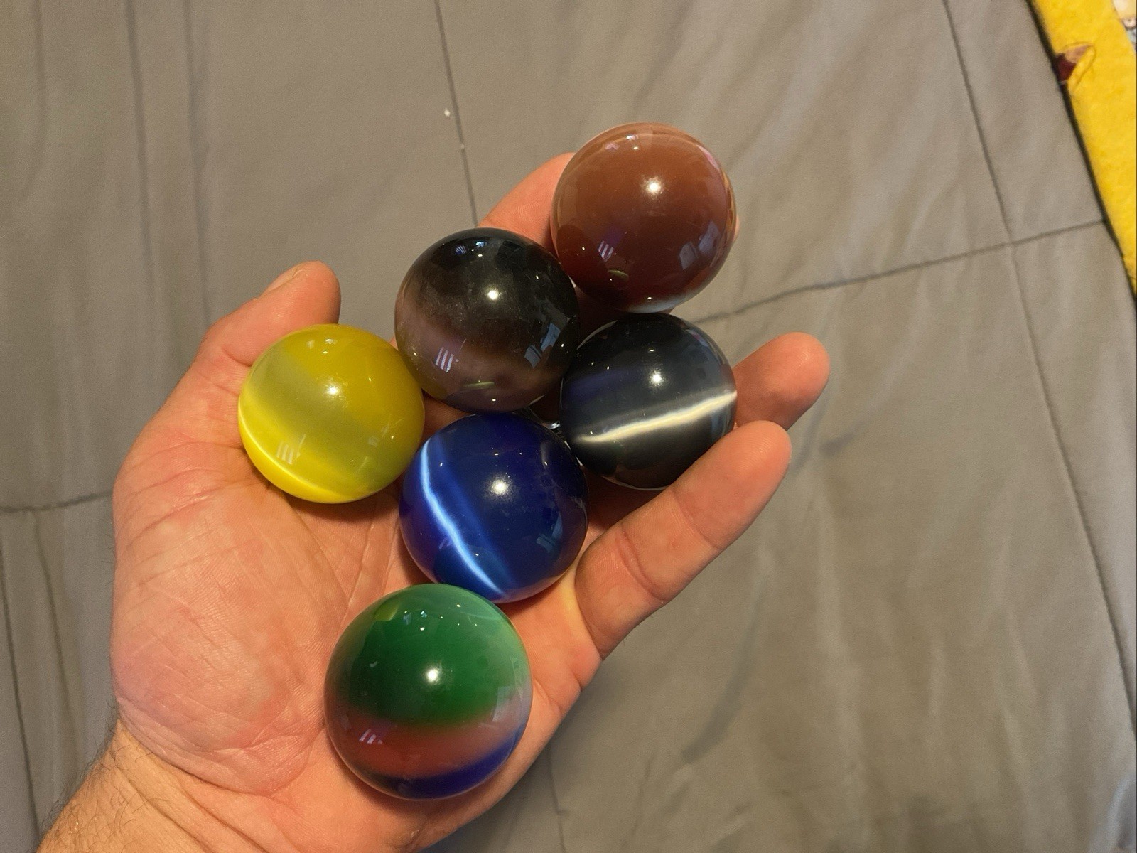Crystal Balls/Marbles with Cat Eye Prism - Whole Assorted Box Of 25 (Hand Cut) Crystal Balls/Marbles with Cat Eye Prism - Whole Assorted Box Of 25 (Hand Cut)